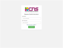 Tablet Screenshot of corres.cns-edu.net